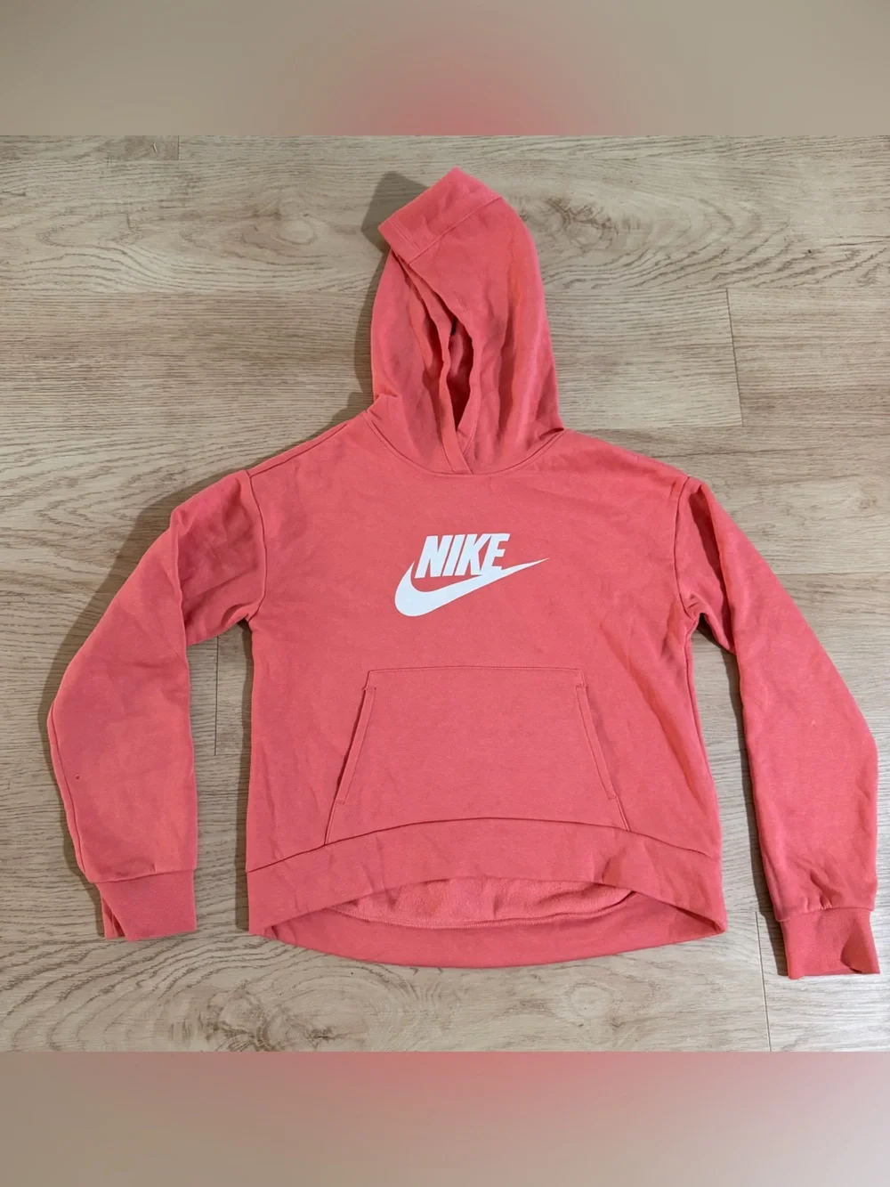 Nike Girls Hoodie XL Coral